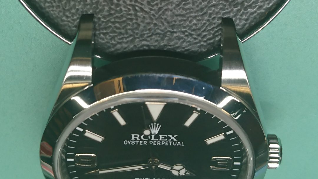 ロレックス　ポリッシュ（外装磨き）は新潟市ブローチ時計修理工房におまかせください！