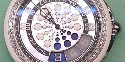 ジェラルドジェンタ腕時計の修理はブローチ時計修理工房