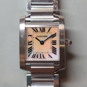 カルティエ(Cartier)タンク フランセーズの腕時計の電池交換