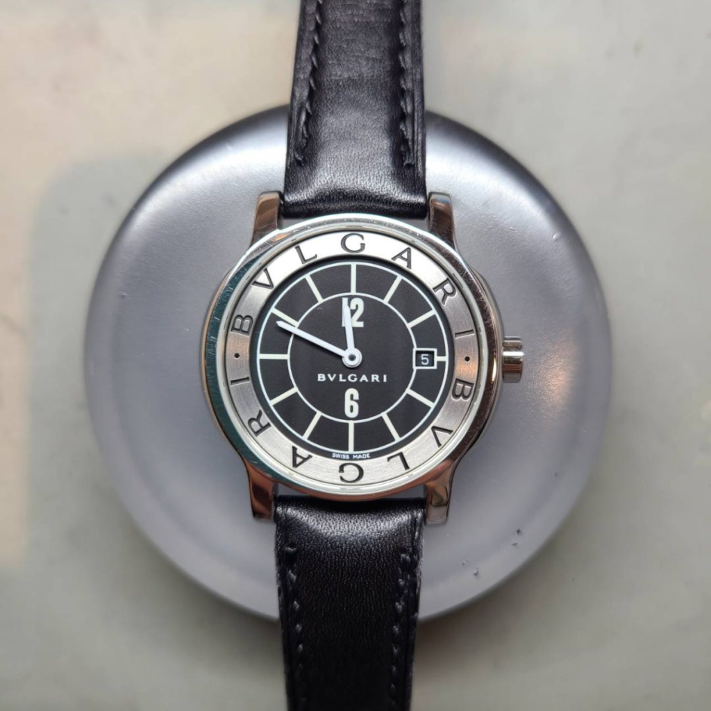 ブルガリ (BVLGARI) ソロテンポの腕時計の電池交換 BROOCHブローチ時計・宝石修理工房