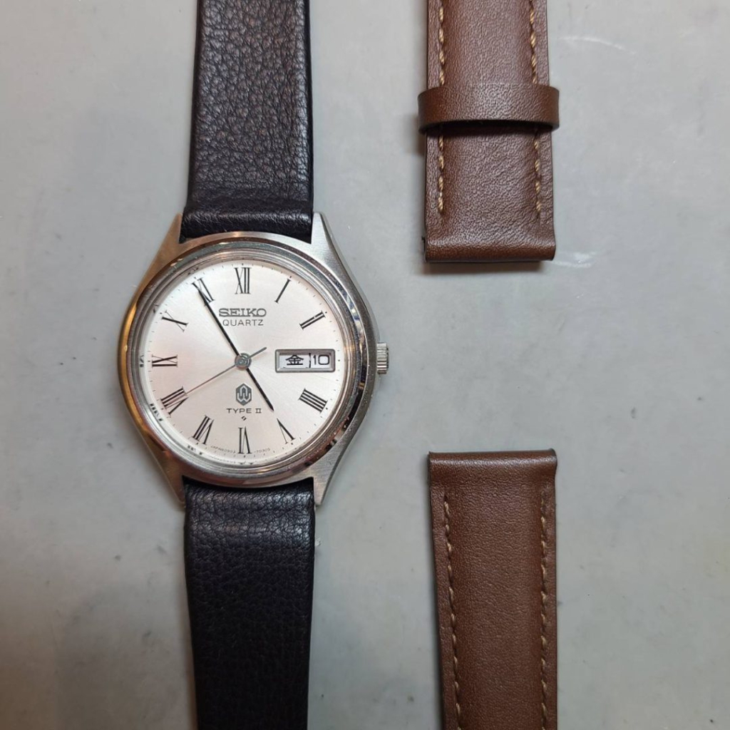 セイコー (SEIKO) TYPEⅡの腕時計のバンド交換 | BROOCHブローチ時計 