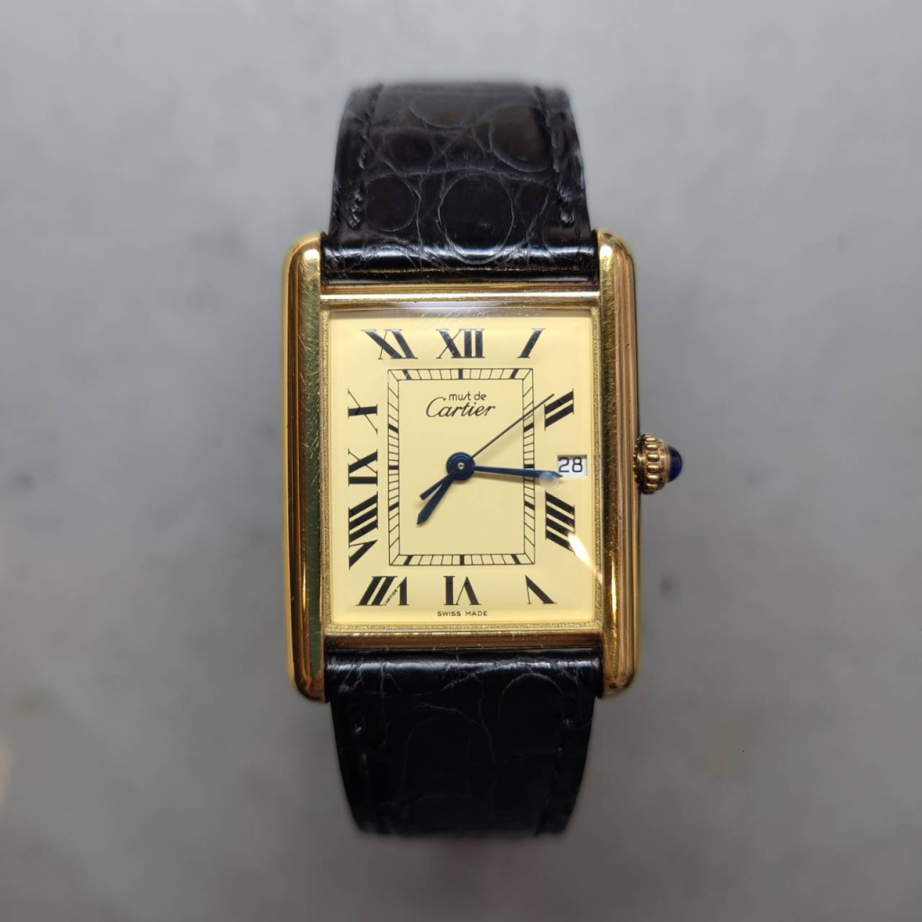カルティエ (Cartier) タンク の腕時計の電池交換 | BROOCHブローチ 