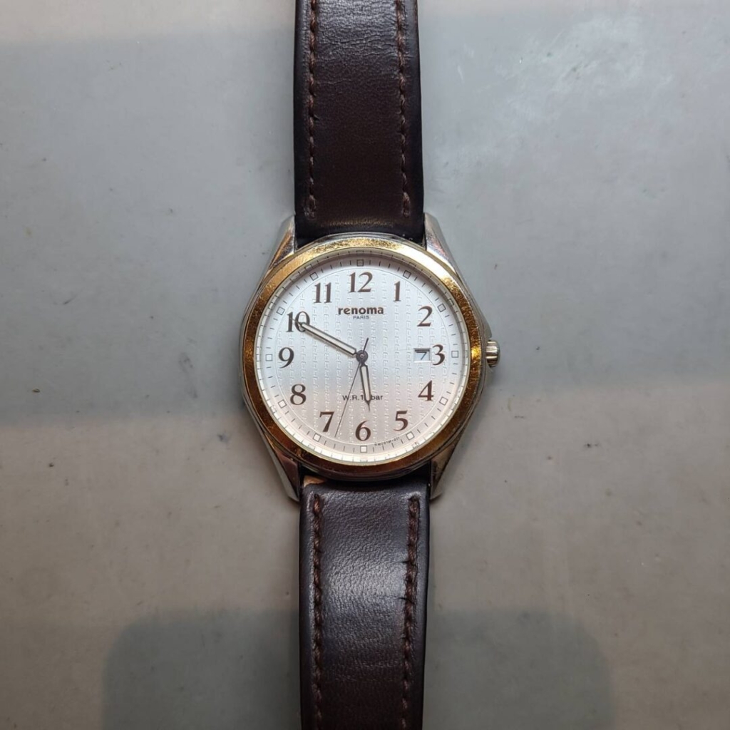 renoma PARIS（レノマ パリス）の腕時計の電池交換はブローチ時計修理工房神田店へ