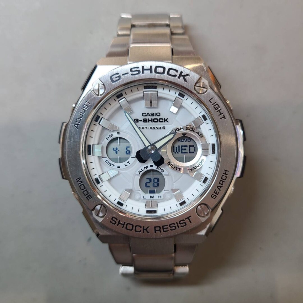 G-SHOCK（ジーショック）GST-W110D-7AJF のコマ調整 | BROOCHブローチ時計・宝石修理工房