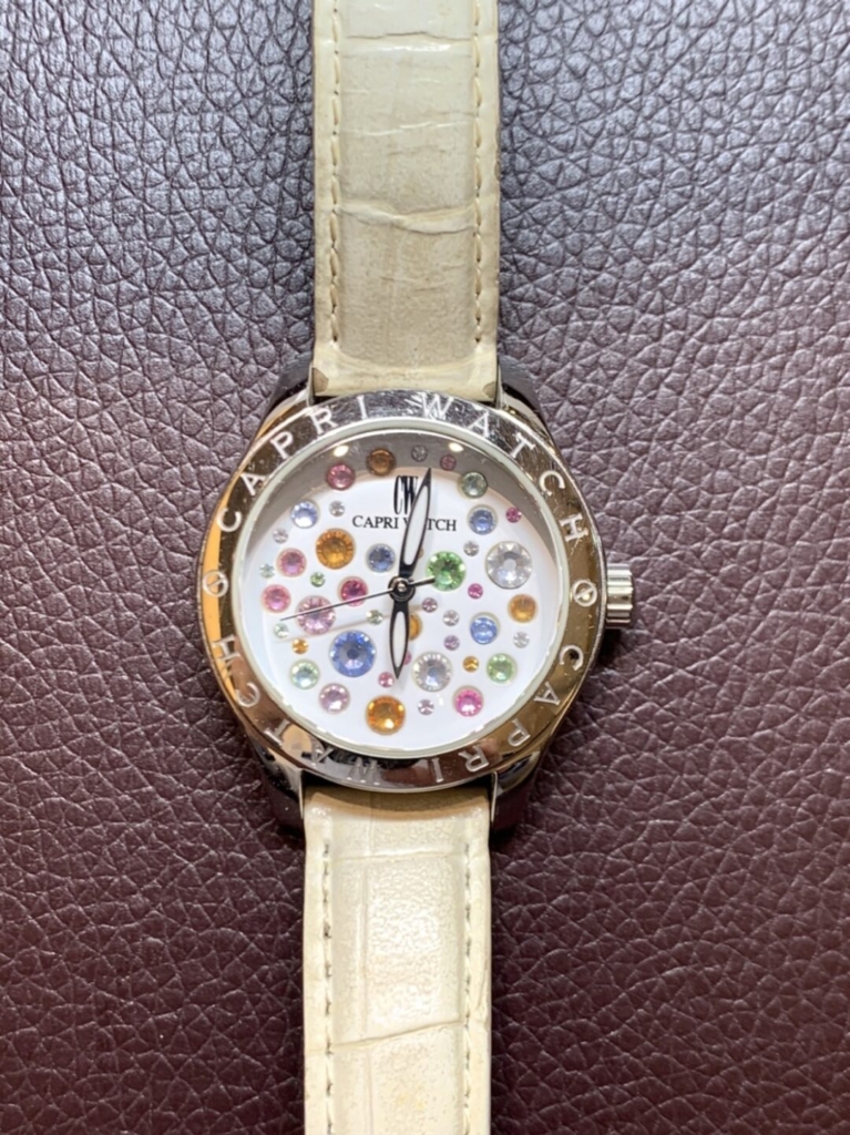 CAPRI WATCH(カプリウォッチ)のベルト交換を承りました。ブローチ時計 ...