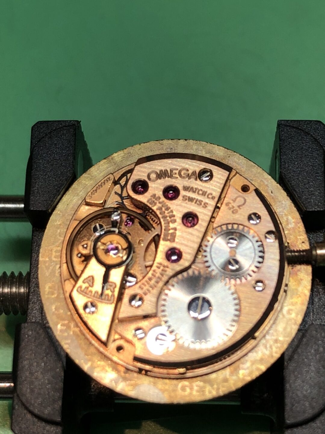オメガ　デビル　手巻き機械式腕時計
