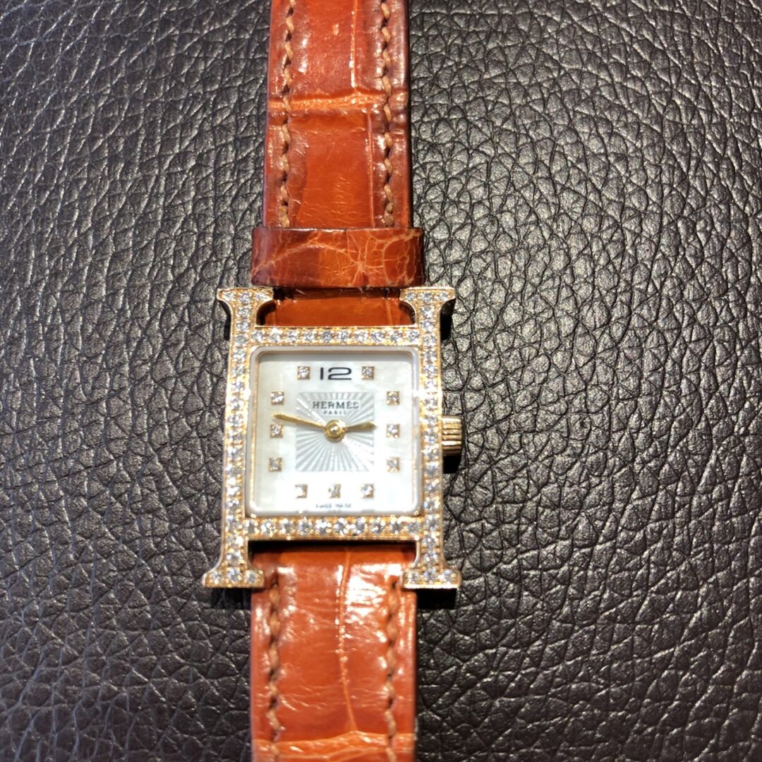 Hermès(エルメス)HウォッチHH1.1716b ブローチ(BROOCH)時計修理 Hermès(エルメス)HウォッチHH1.1716b ブローチ(BROOCH)時計修理