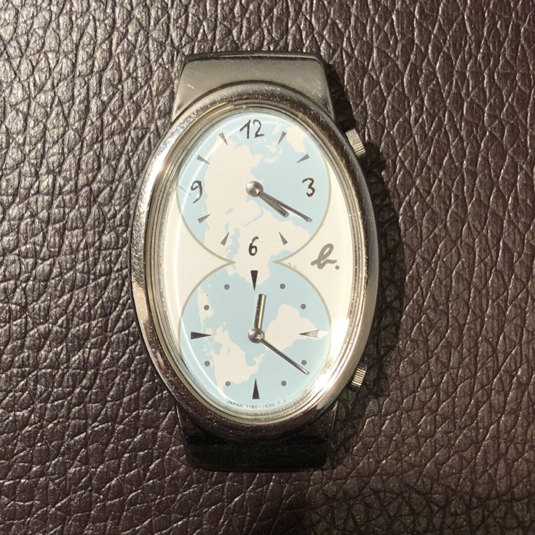 【agnès b】アニエスベー ダブルフェイスのレディース腕時計の電池