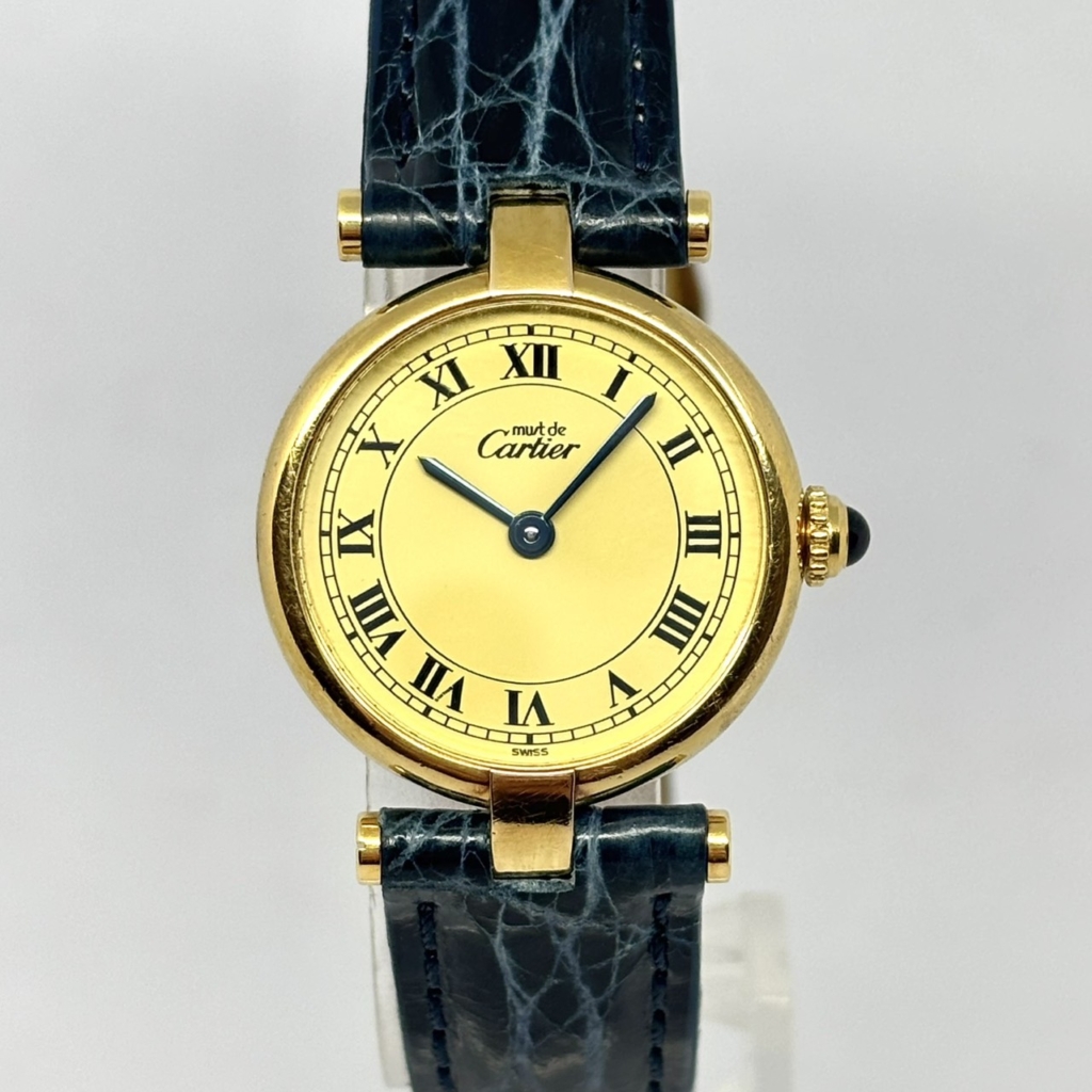 可愛いcartier丸形時計
