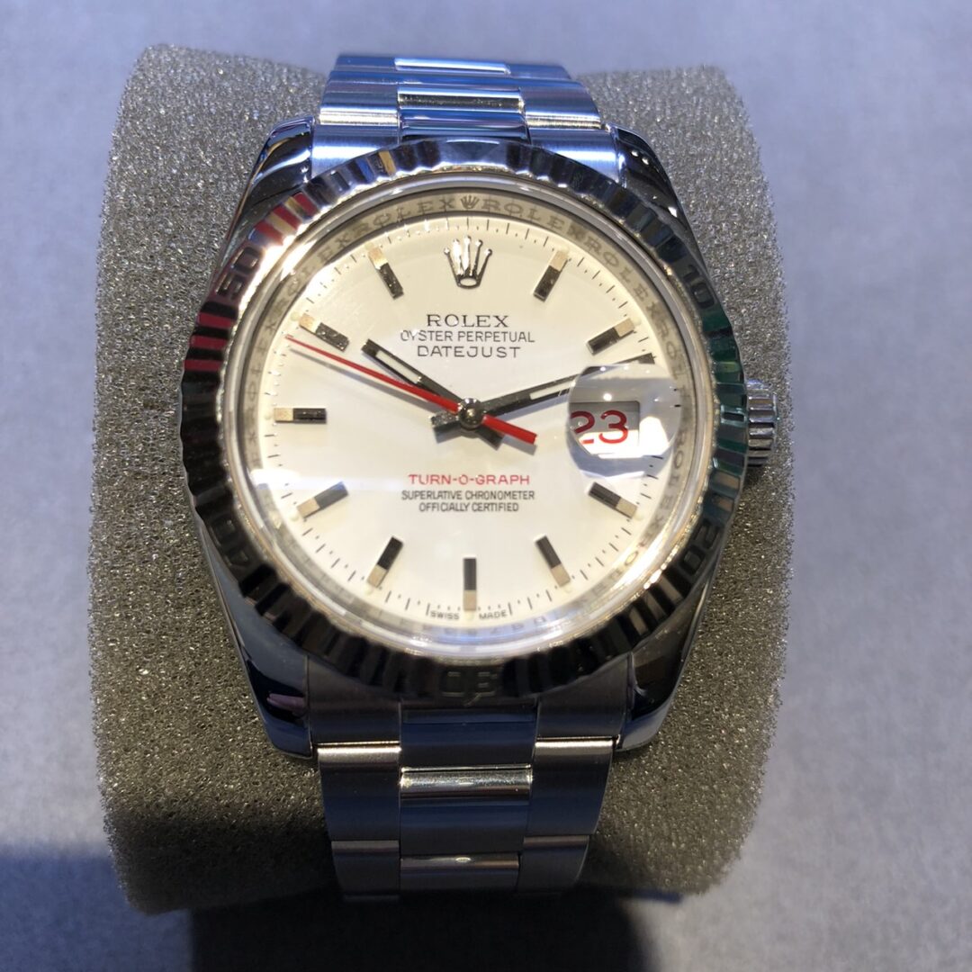 【ROLEX(ロレックス)DATEJUST(デイトジャスト)TURN-O-GRAPH（ターノグラフ】Ref:116264の定期オーバーホール